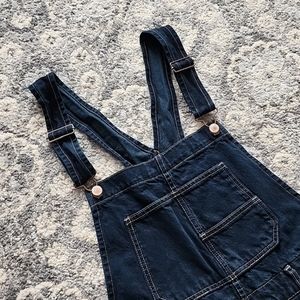 Free People Dark Blue Women Jeans Overalls